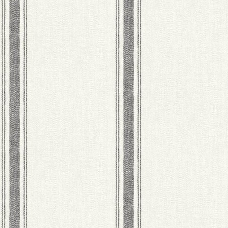 Manhattan Comfort Gresham Linette Black Fabric Stripe 33 ft L X 205 in W Wallpaper BR4072-70066